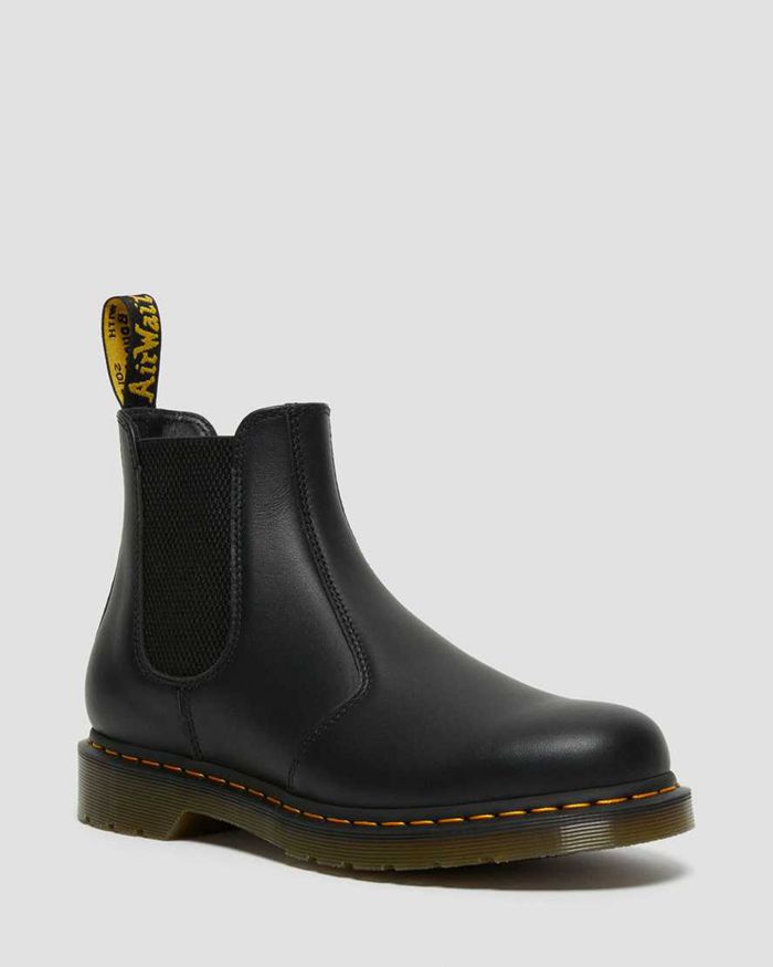 Dr Martens Womens 2976 Nappa Leather Chelsea Boots Black - 72409EXML